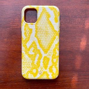 Velvet Caviar iPhone 11 Snakeskin Case